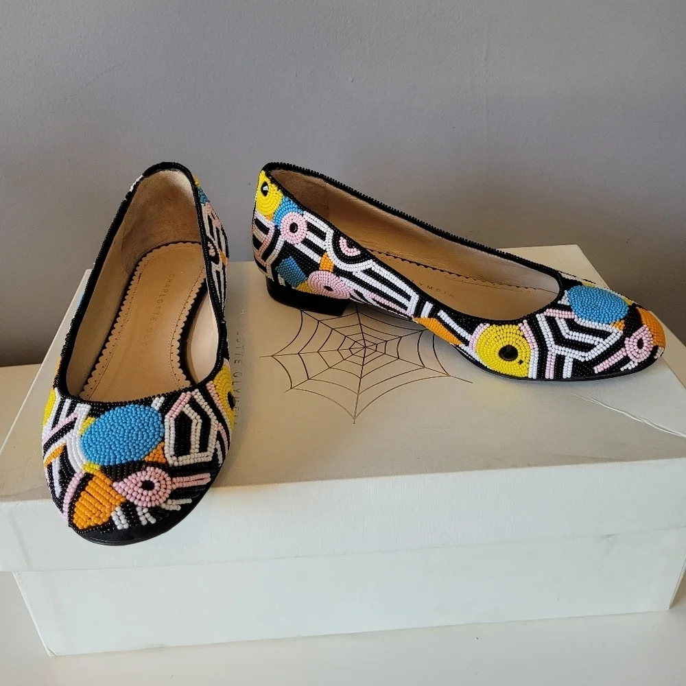 Charlotte Olympia Pick N Mix Jackie Loafers, VGUC, Size 5